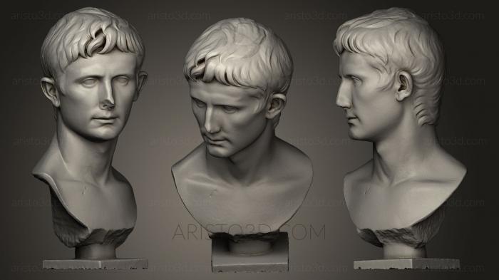 Busts and heads antique and historical (BUSTA_0181) 3D model for CNC machine